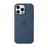 Apple MYYK3ZM/A Silicone Case avec MagSafe for Apple iPhone 16 Pro - Denim